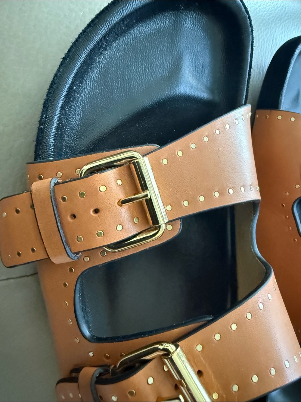 Isabel Marant leather Slide Sandal 41 - Picture 2 of 8